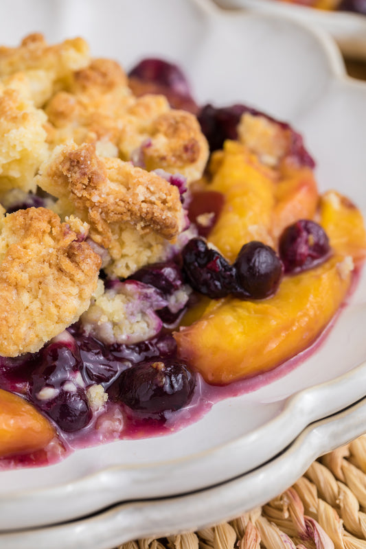 Peach Blueberry Cobbler Exclusive