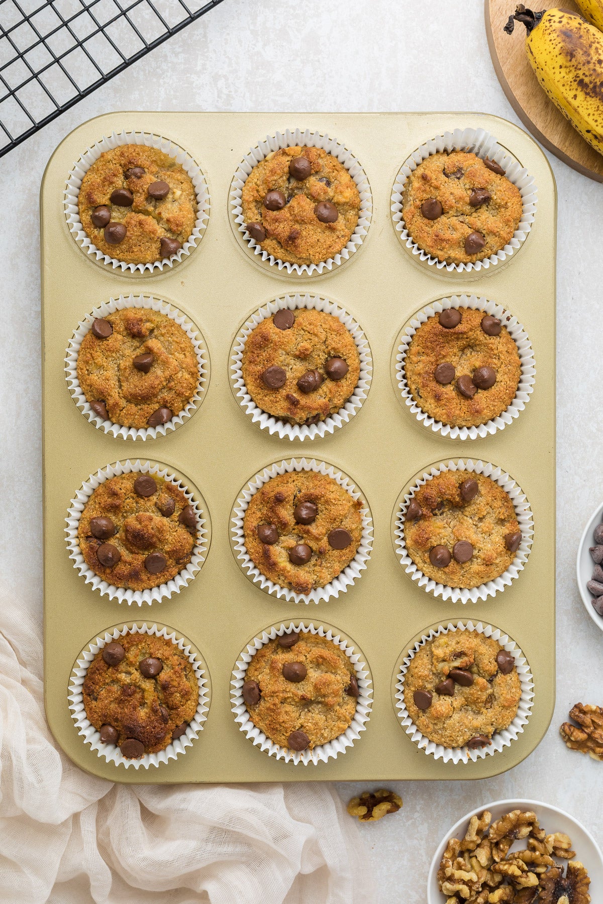 Almond Flour Banana Nut Muffins Exclusive