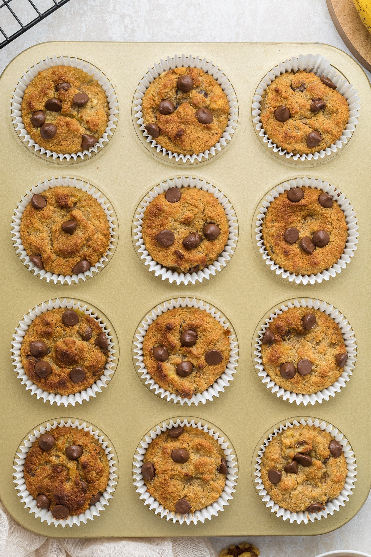 Almond Flour Banana Nut Muffins Exclusive