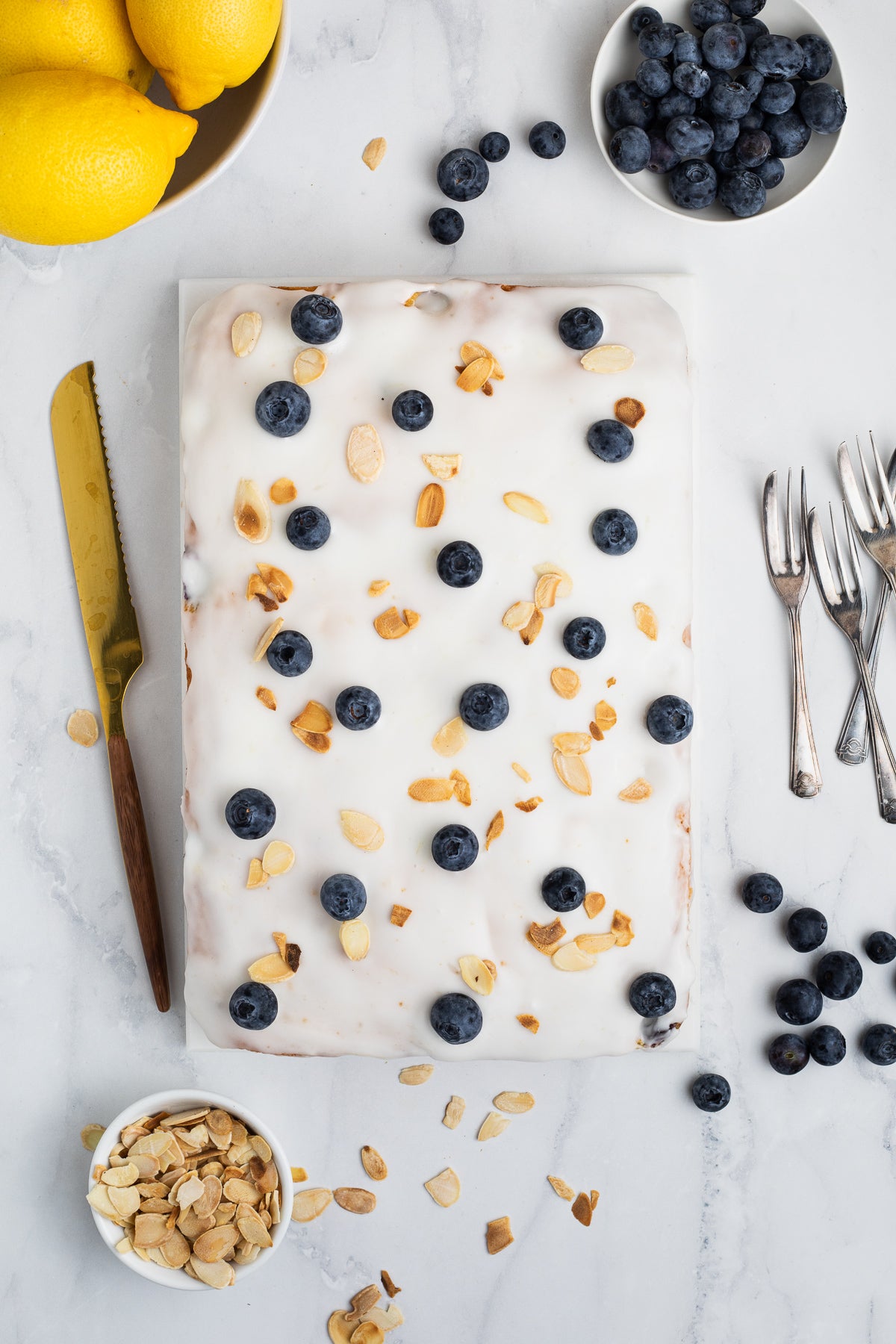 Blueberry Almond Sheet Cake Exclusive