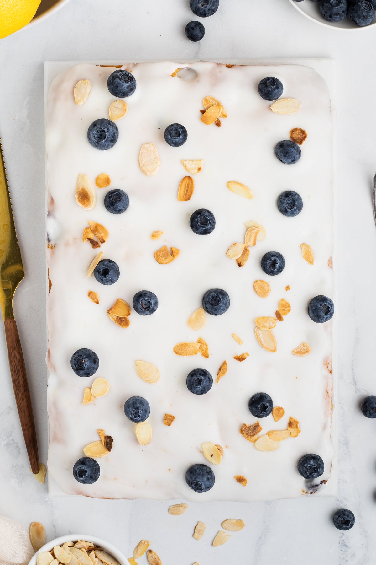 Blueberry Almond Sheet Cake Exclusive