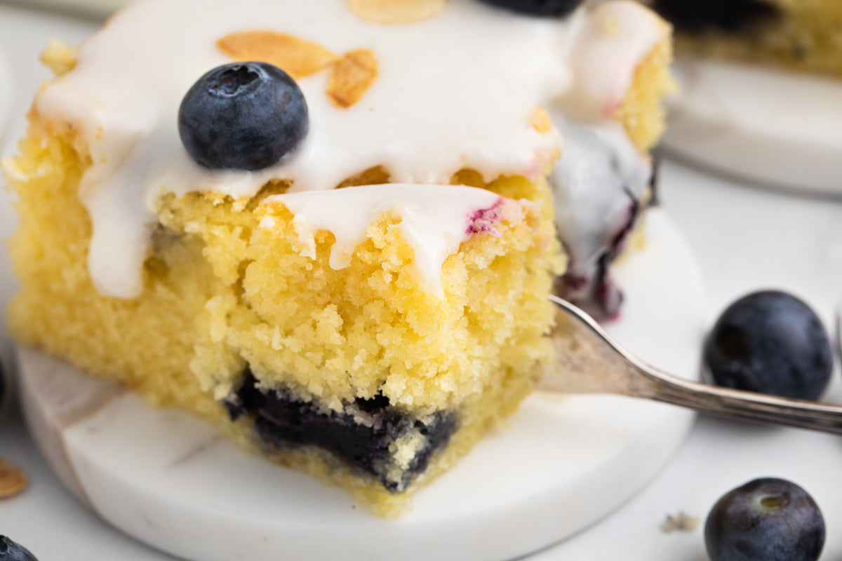 Blueberry Almond Sheet Cake Exclusive