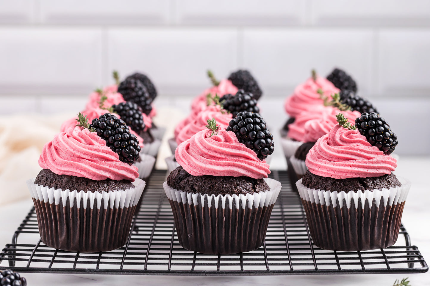 Chocolate Blackberry Cupcakes Exclusive