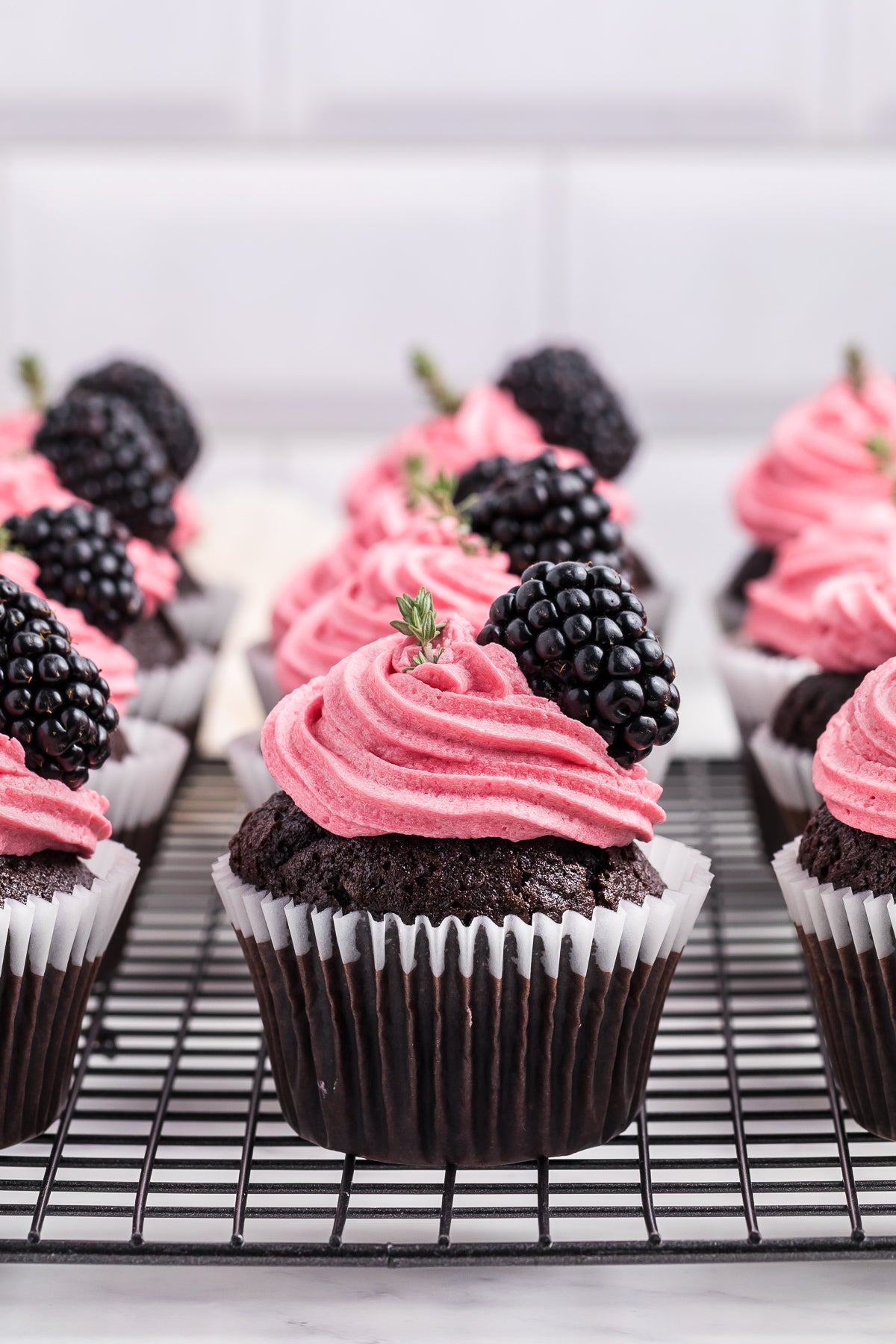 Chocolate Blackberry Cupcakes Exclusive