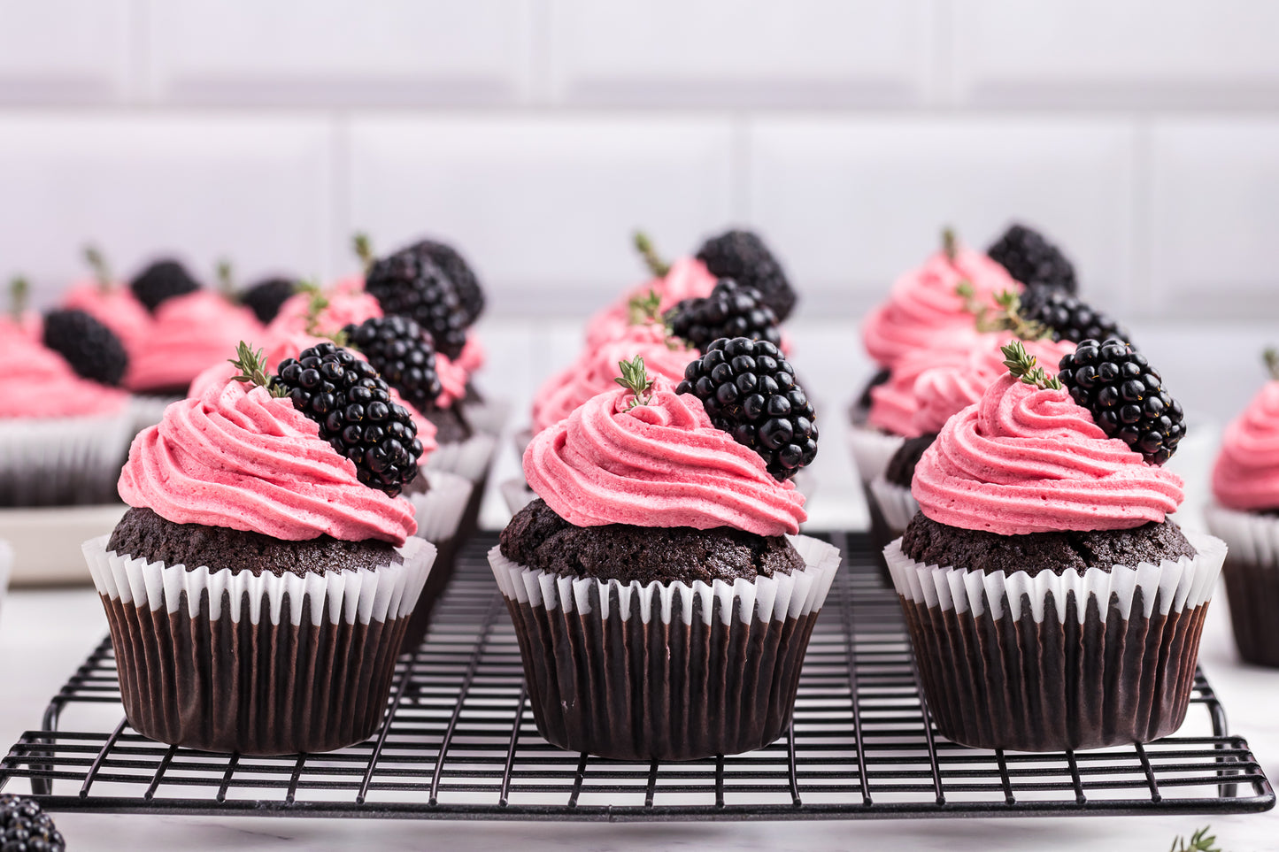 Chocolate Blackberry Cupcakes Exclusive