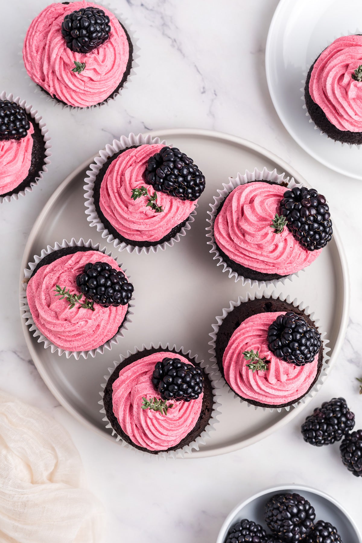 Chocolate Blackberry Cupcakes Exclusive