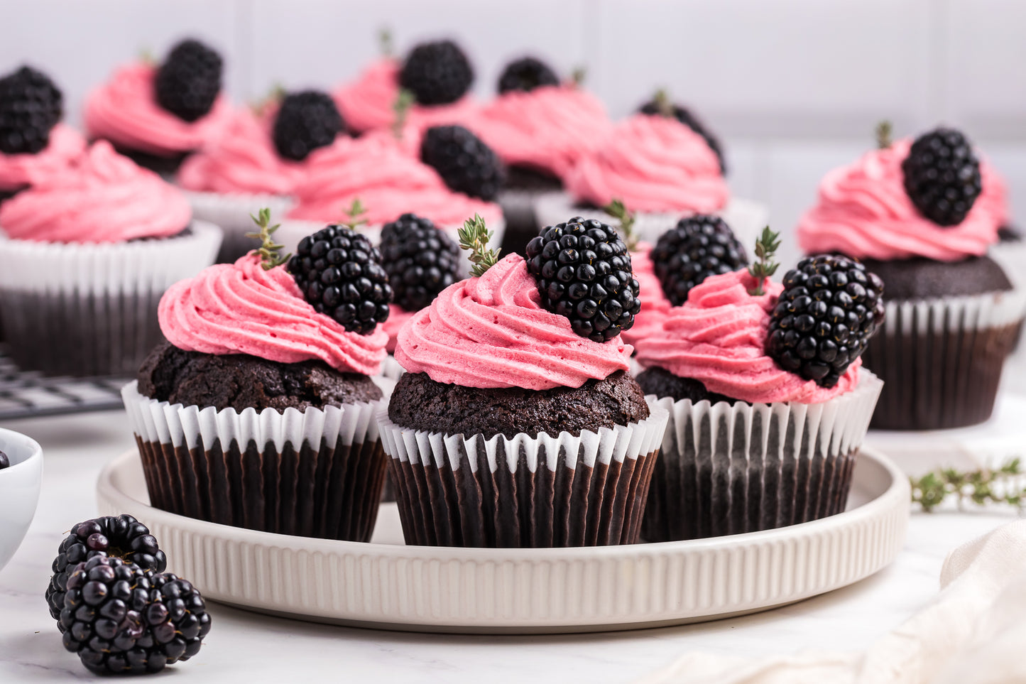 Chocolate Blackberry Cupcakes Exclusive