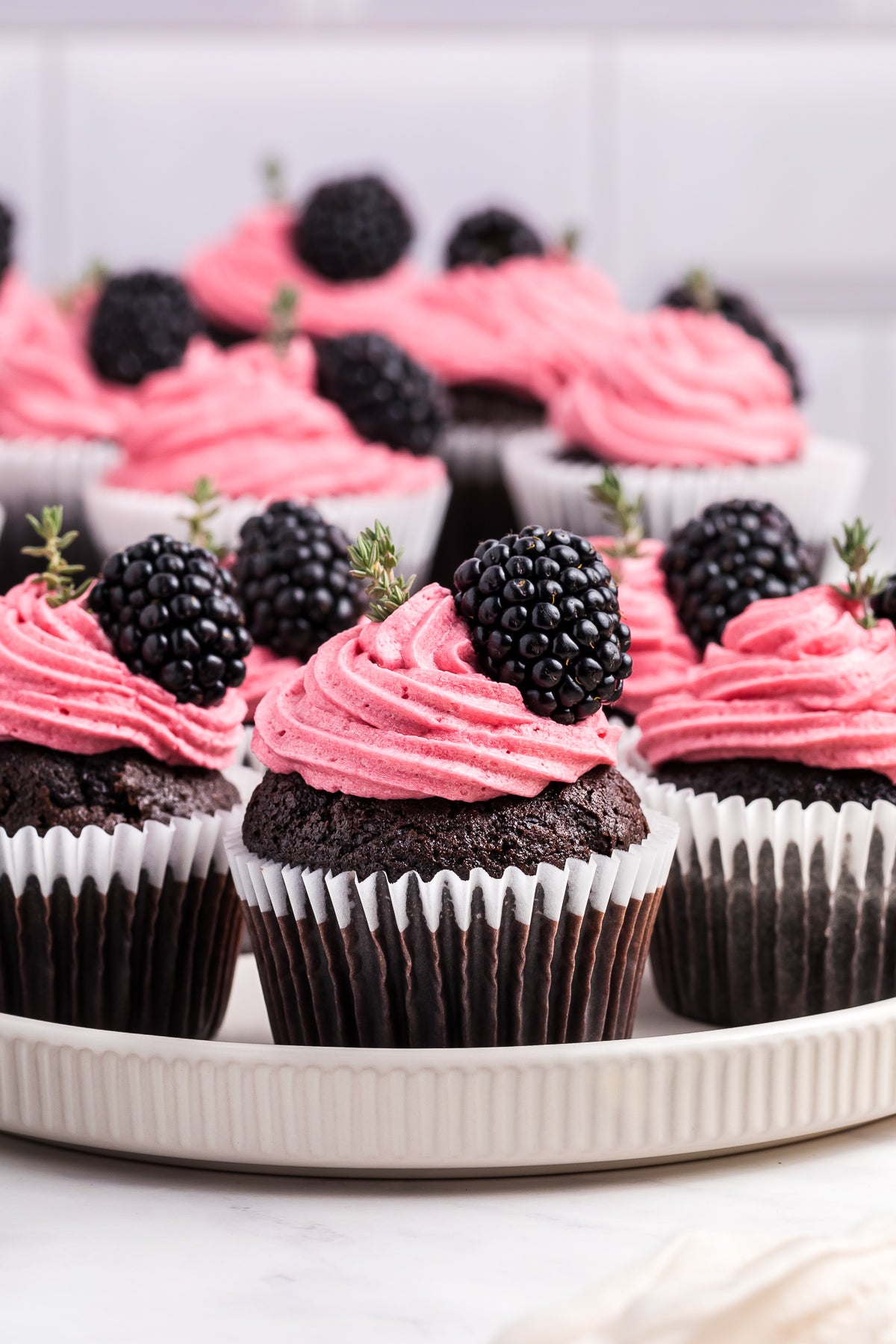 Chocolate Blackberry Cupcakes Exclusive