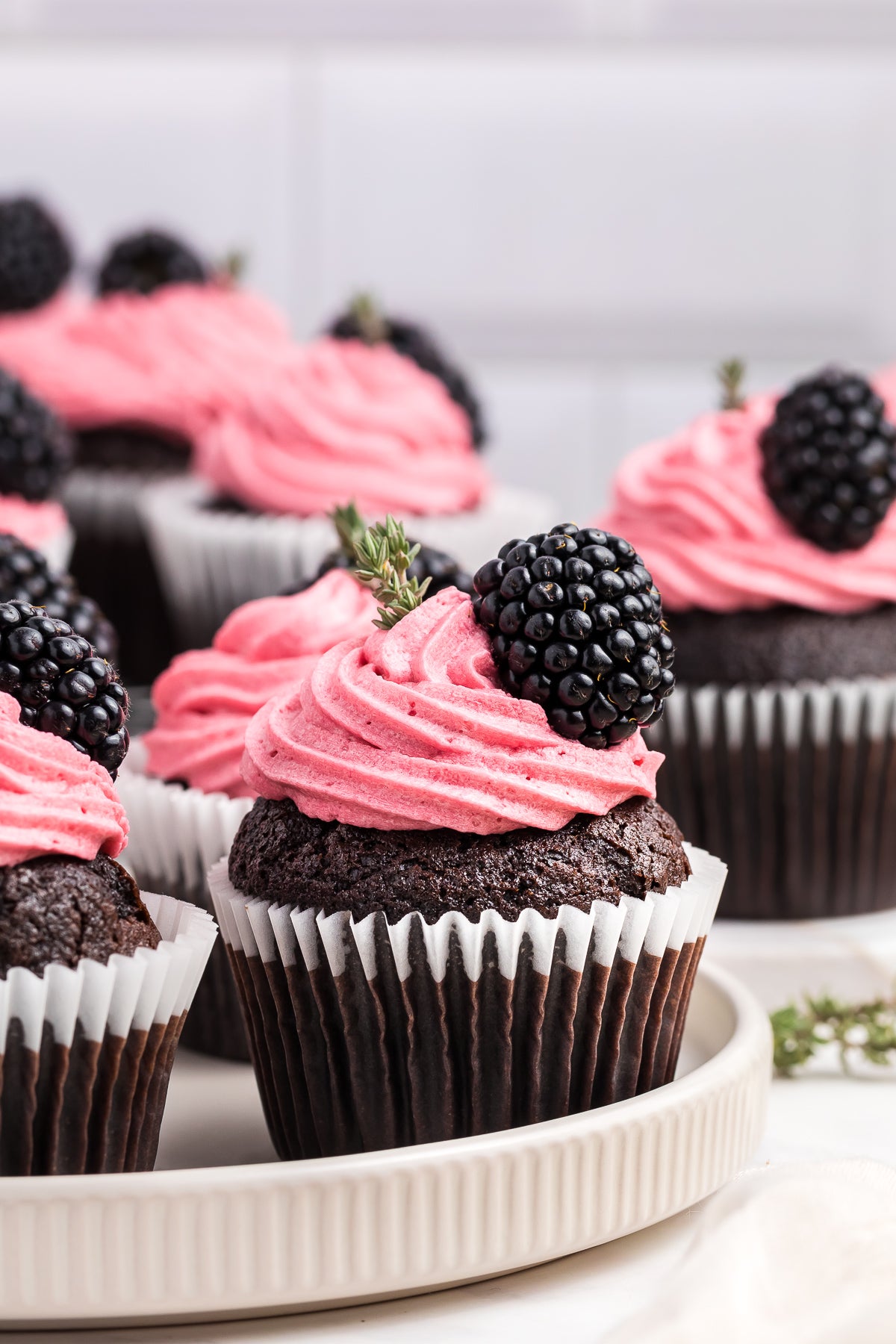 Chocolate Blackberry Cupcakes Exclusive