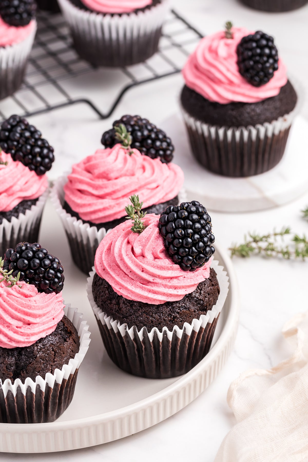 Chocolate Blackberry Cupcakes Exclusive