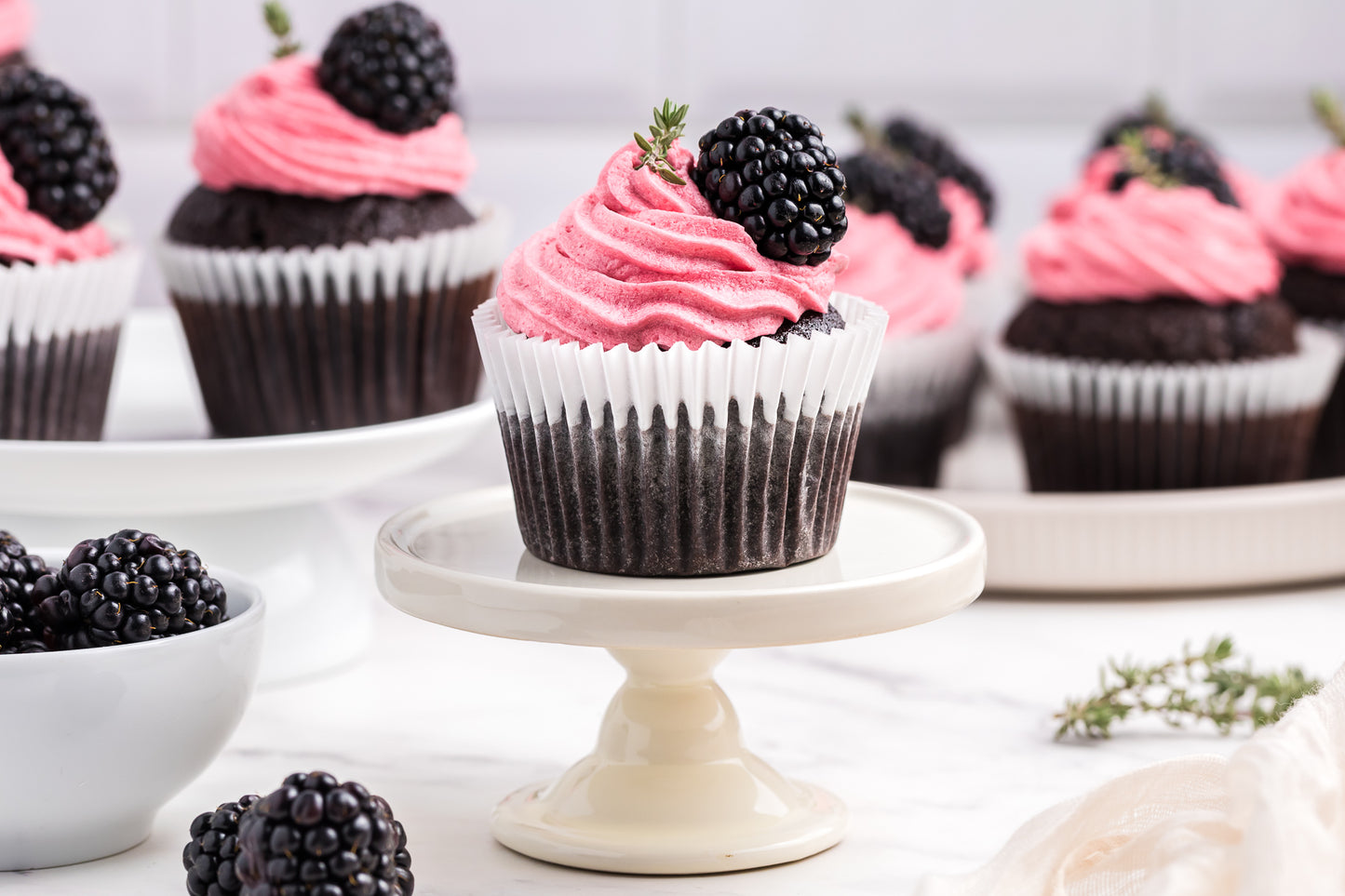 Chocolate Blackberry Cupcakes Exclusive