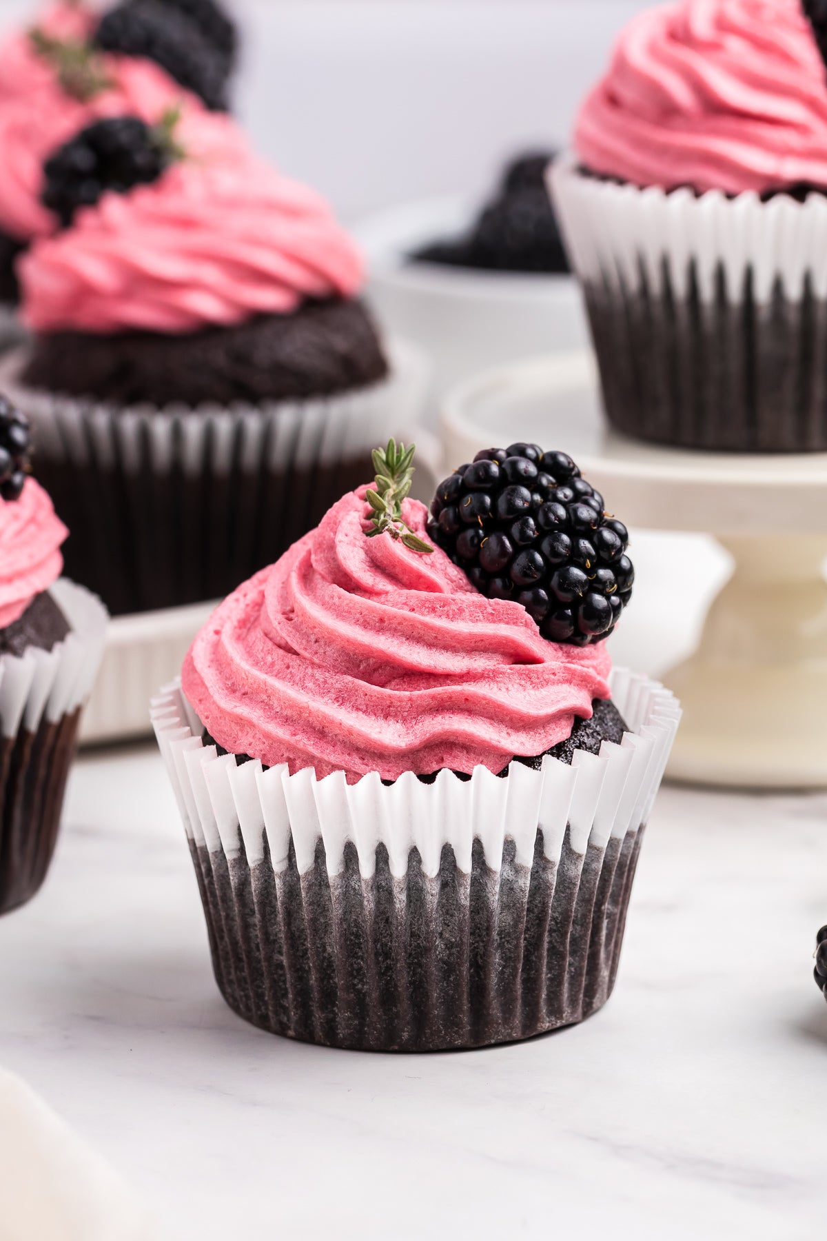 Chocolate Blackberry Cupcakes Exclusive