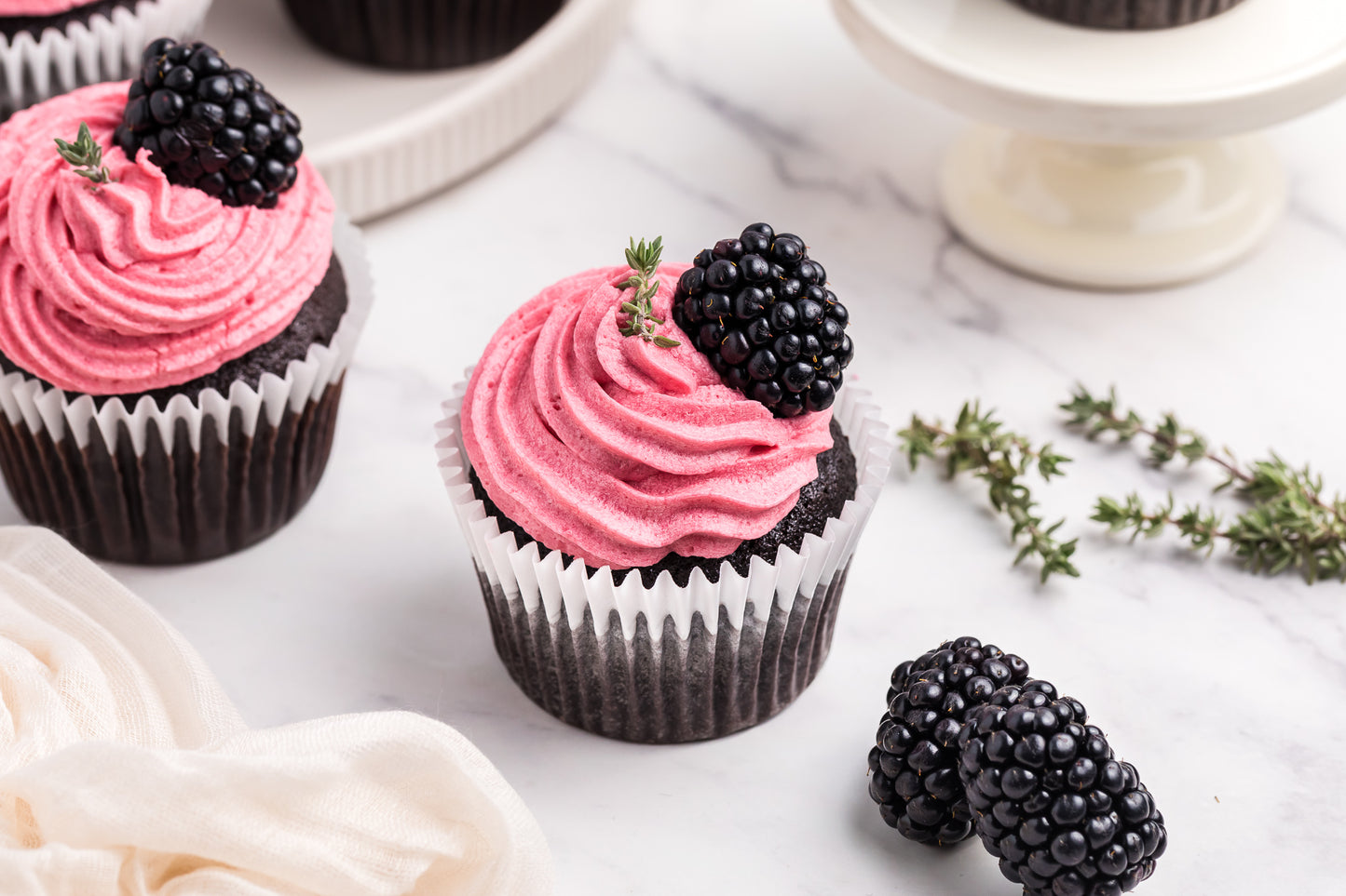 Chocolate Blackberry Cupcakes Exclusive