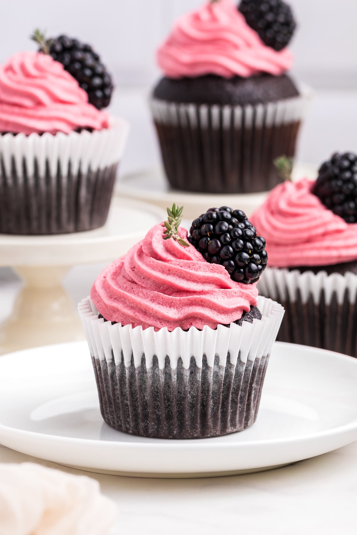 Chocolate Blackberry Cupcakes Exclusive