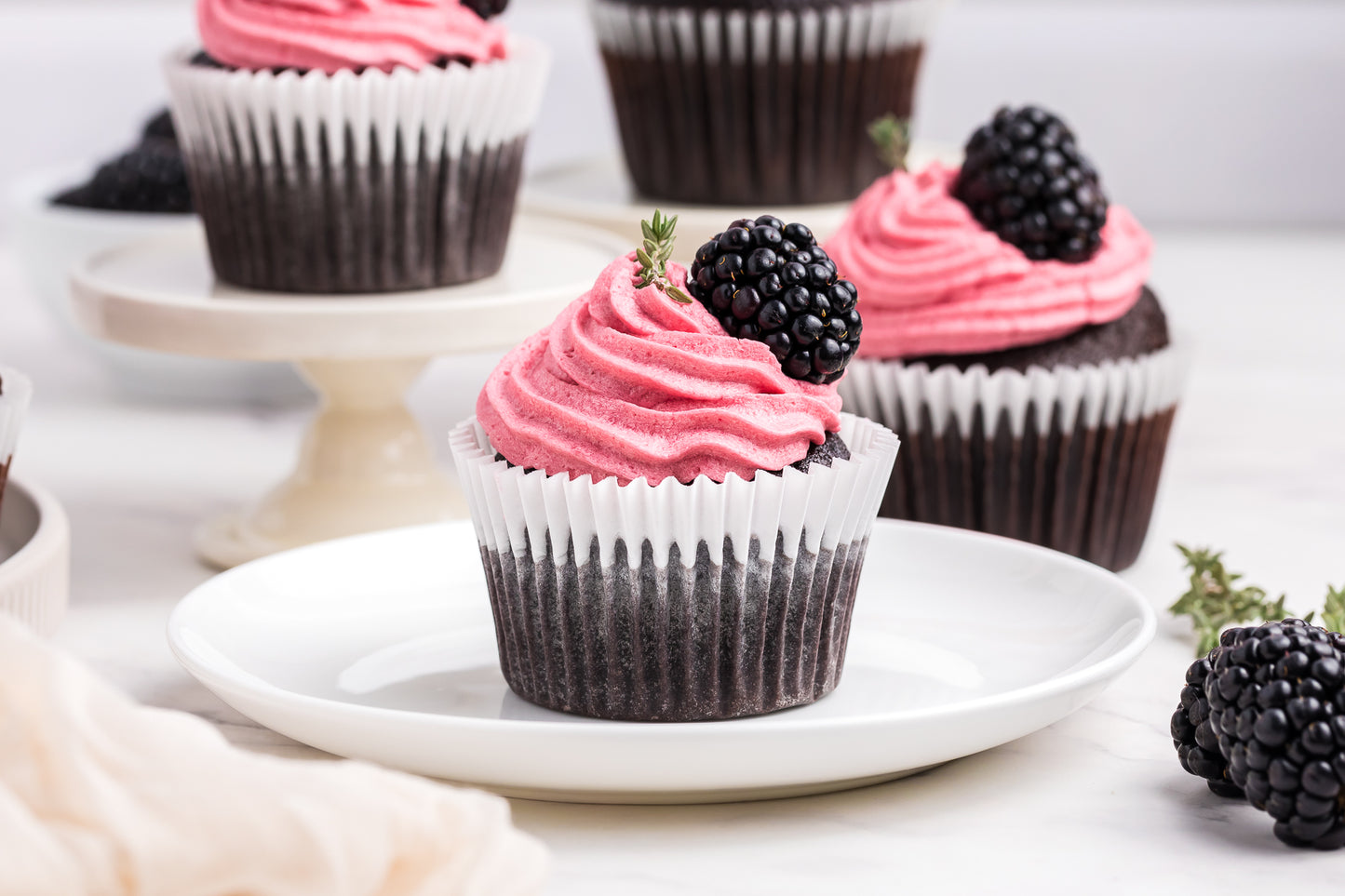 Chocolate Blackberry Cupcakes Exclusive