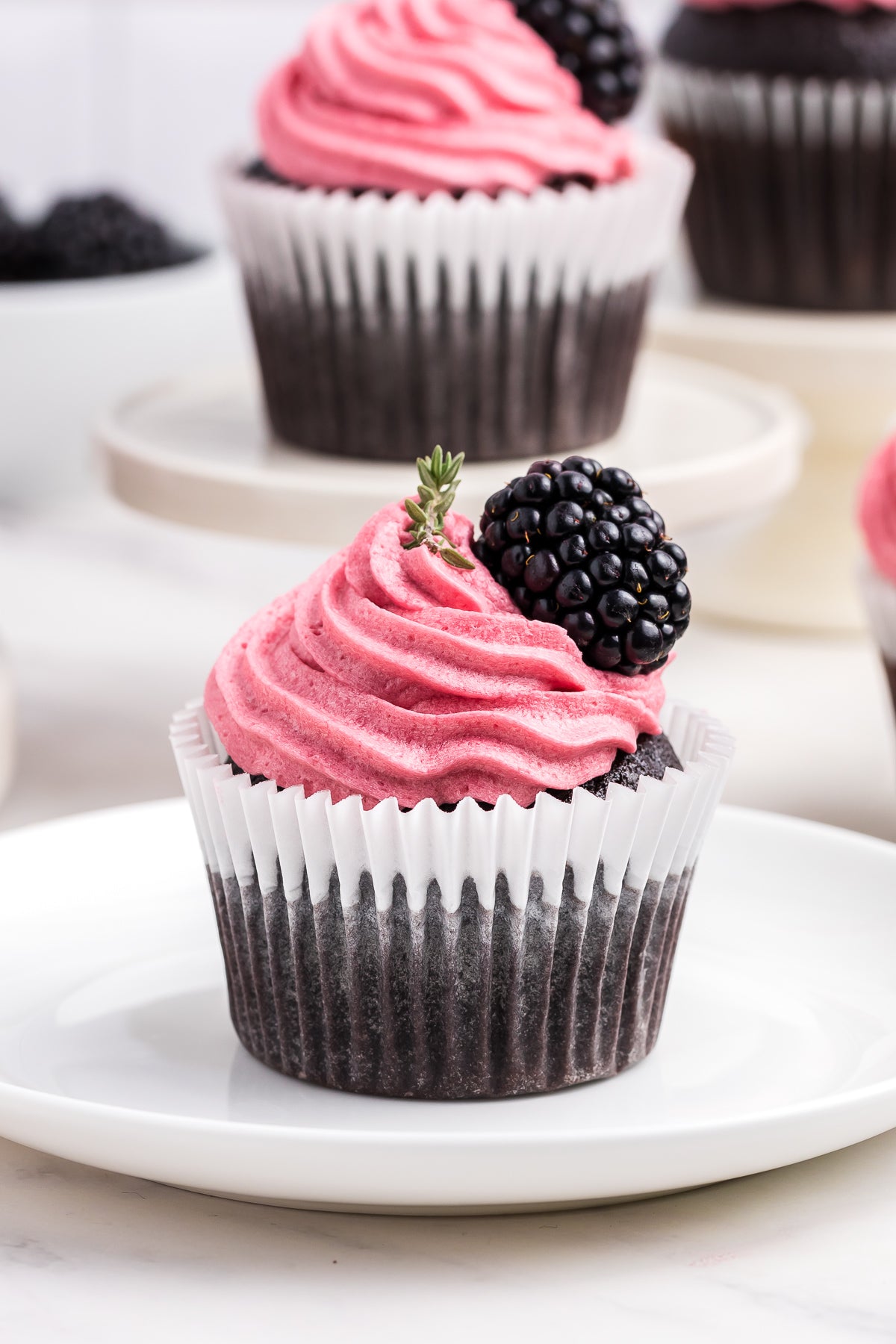 Chocolate Blackberry Cupcakes Exclusive