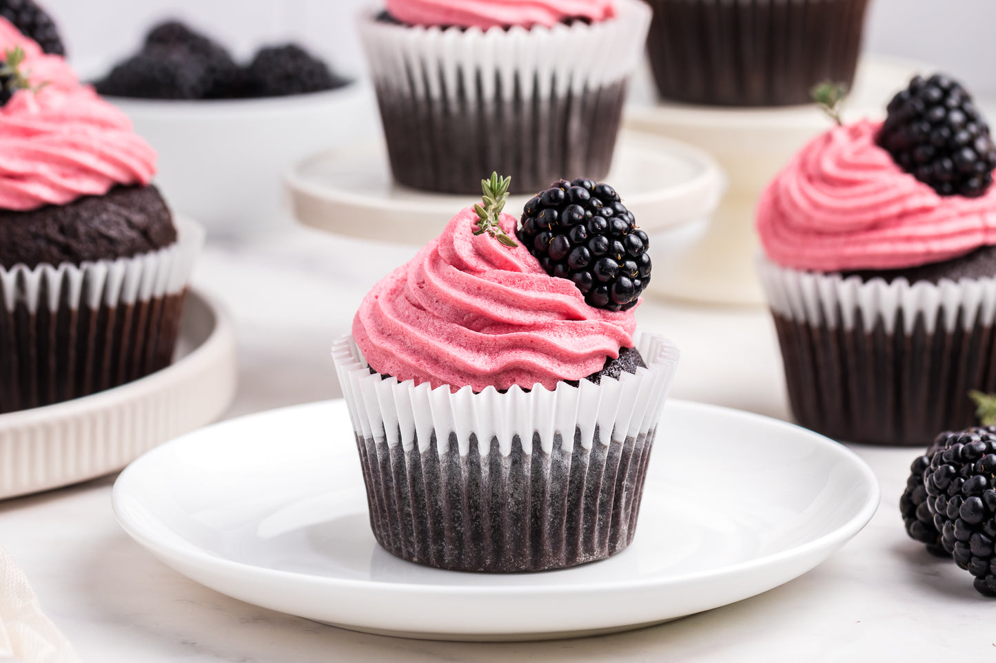 Chocolate Blackberry Cupcakes Exclusive