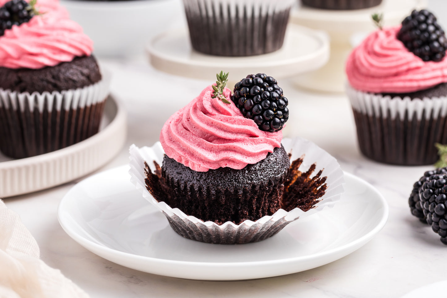 Chocolate Blackberry Cupcakes Exclusive