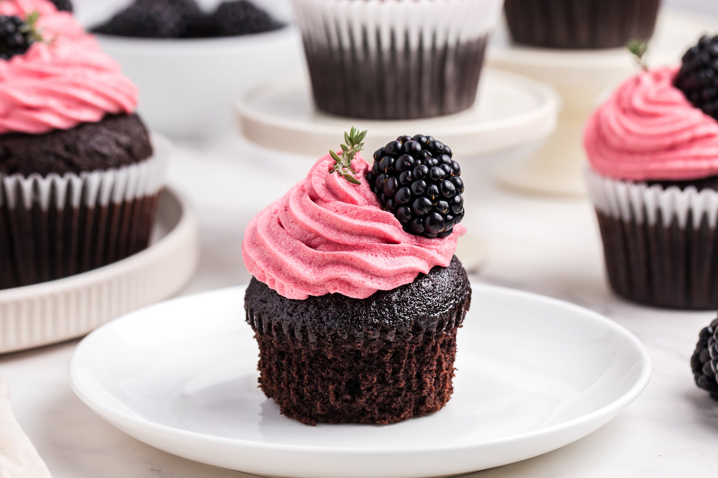 Chocolate Blackberry Cupcakes Exclusive