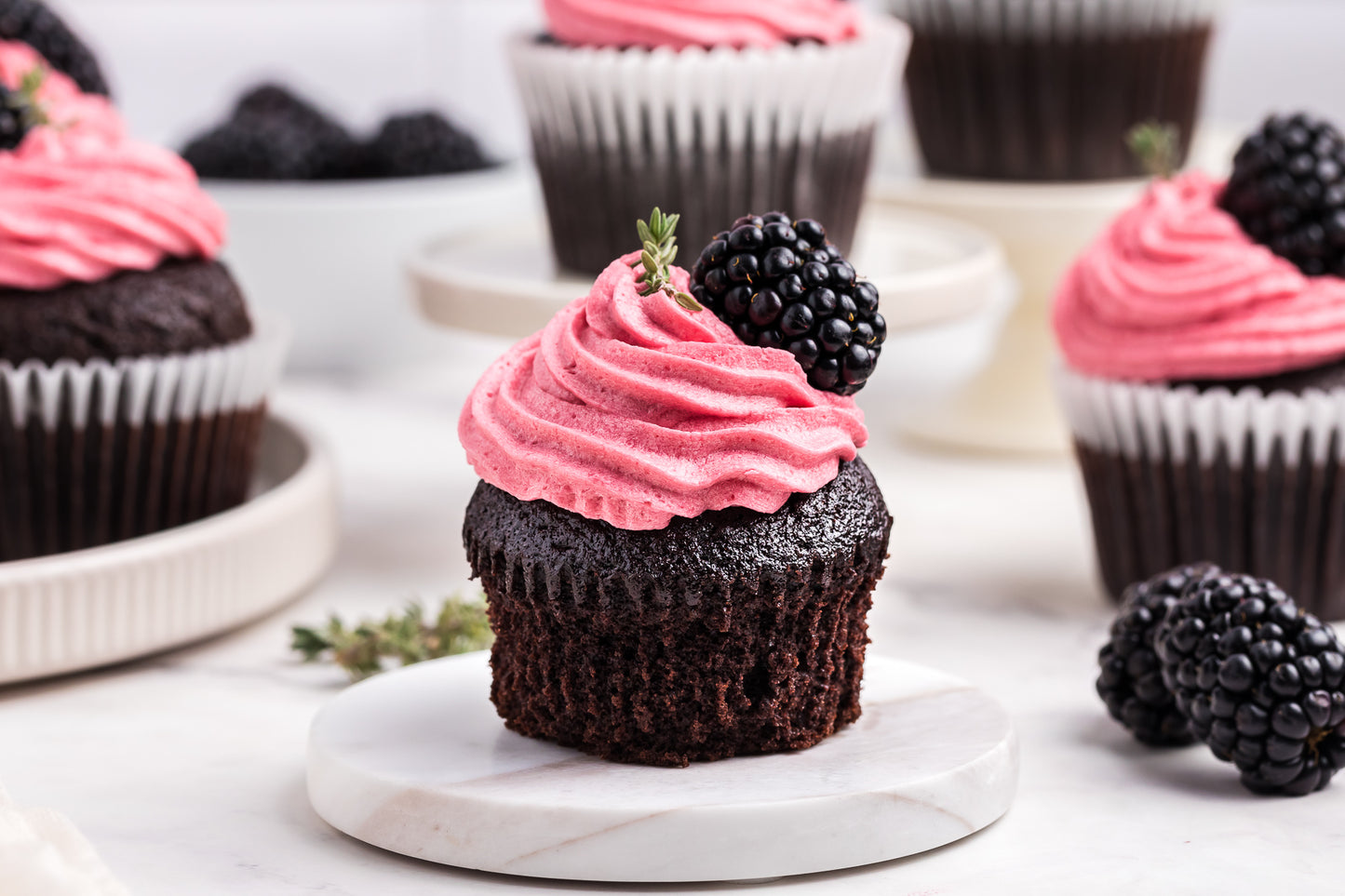 Chocolate Blackberry Cupcakes Exclusive