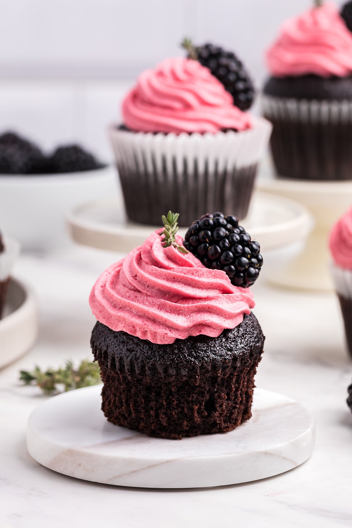 Chocolate Blackberry Cupcakes Exclusive