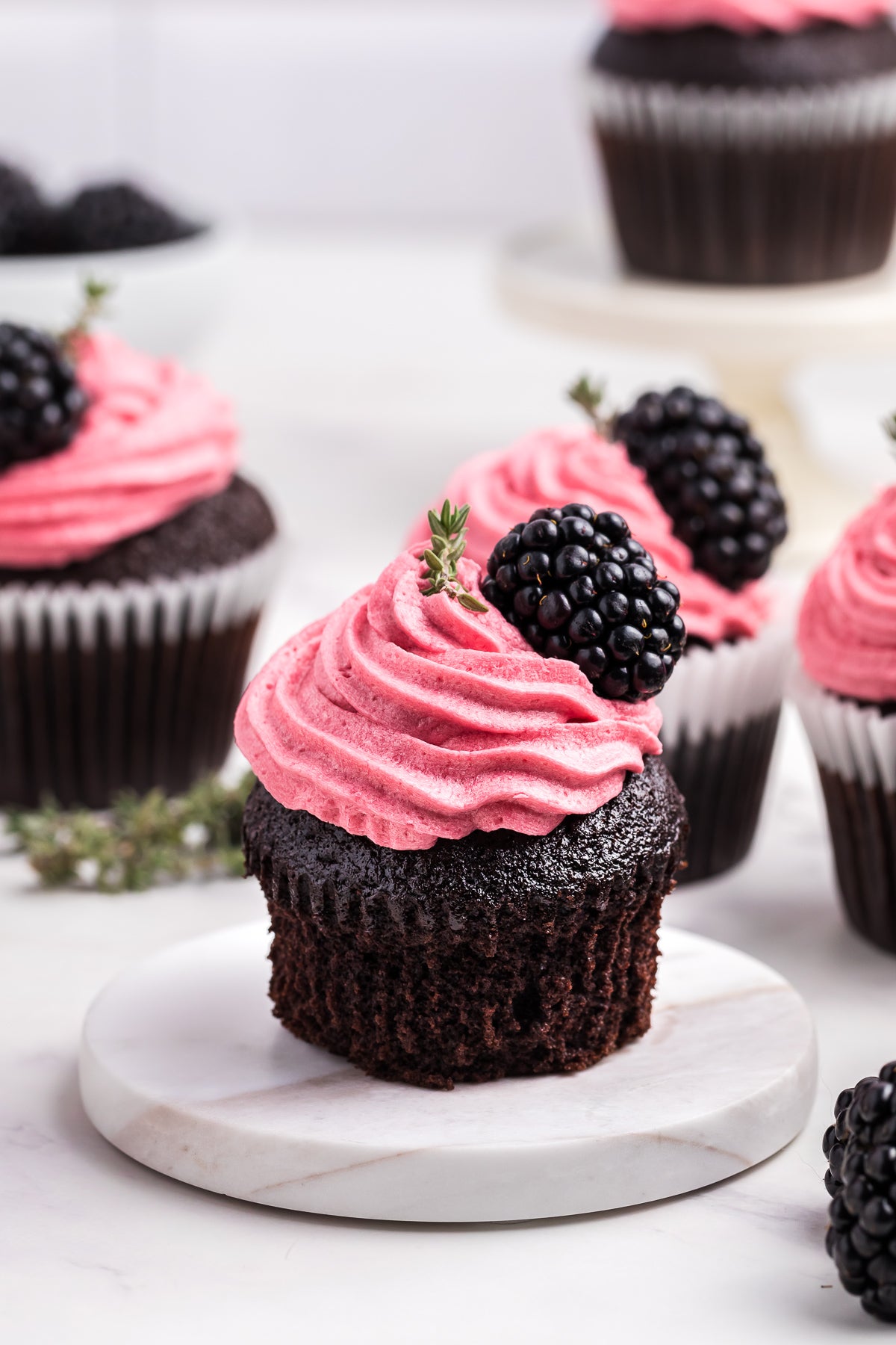 Chocolate Blackberry Cupcakes Exclusive