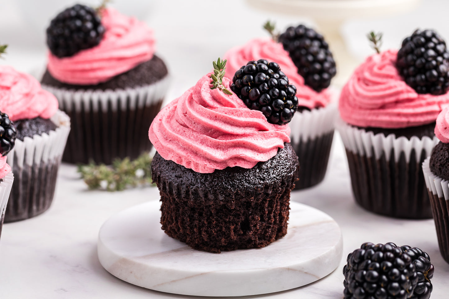 Chocolate Blackberry Cupcakes Exclusive