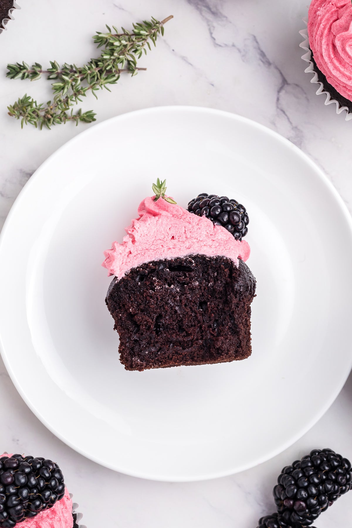 Chocolate Blackberry Cupcakes Exclusive