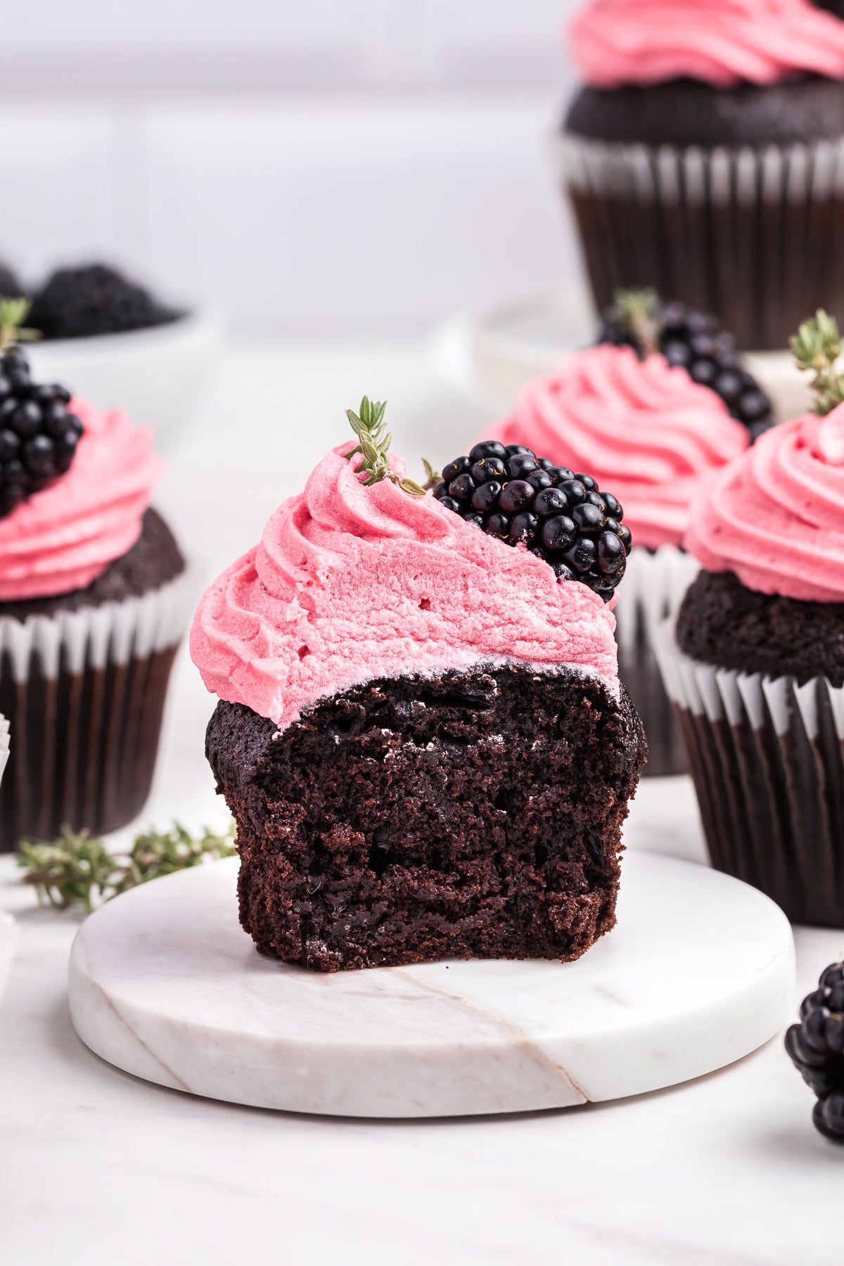 Chocolate Blackberry Cupcakes Exclusive