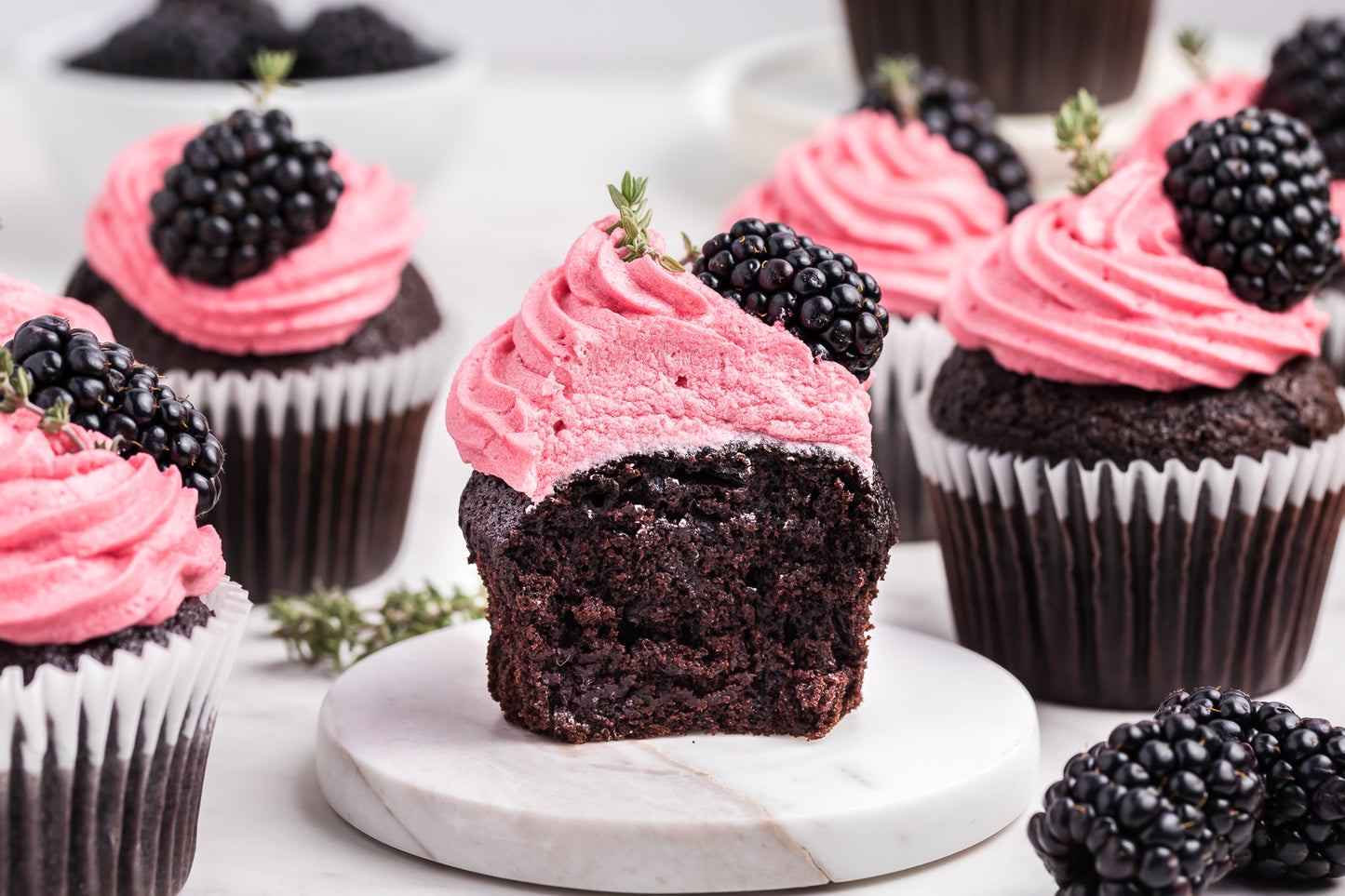 Chocolate Blackberry Cupcakes Exclusive