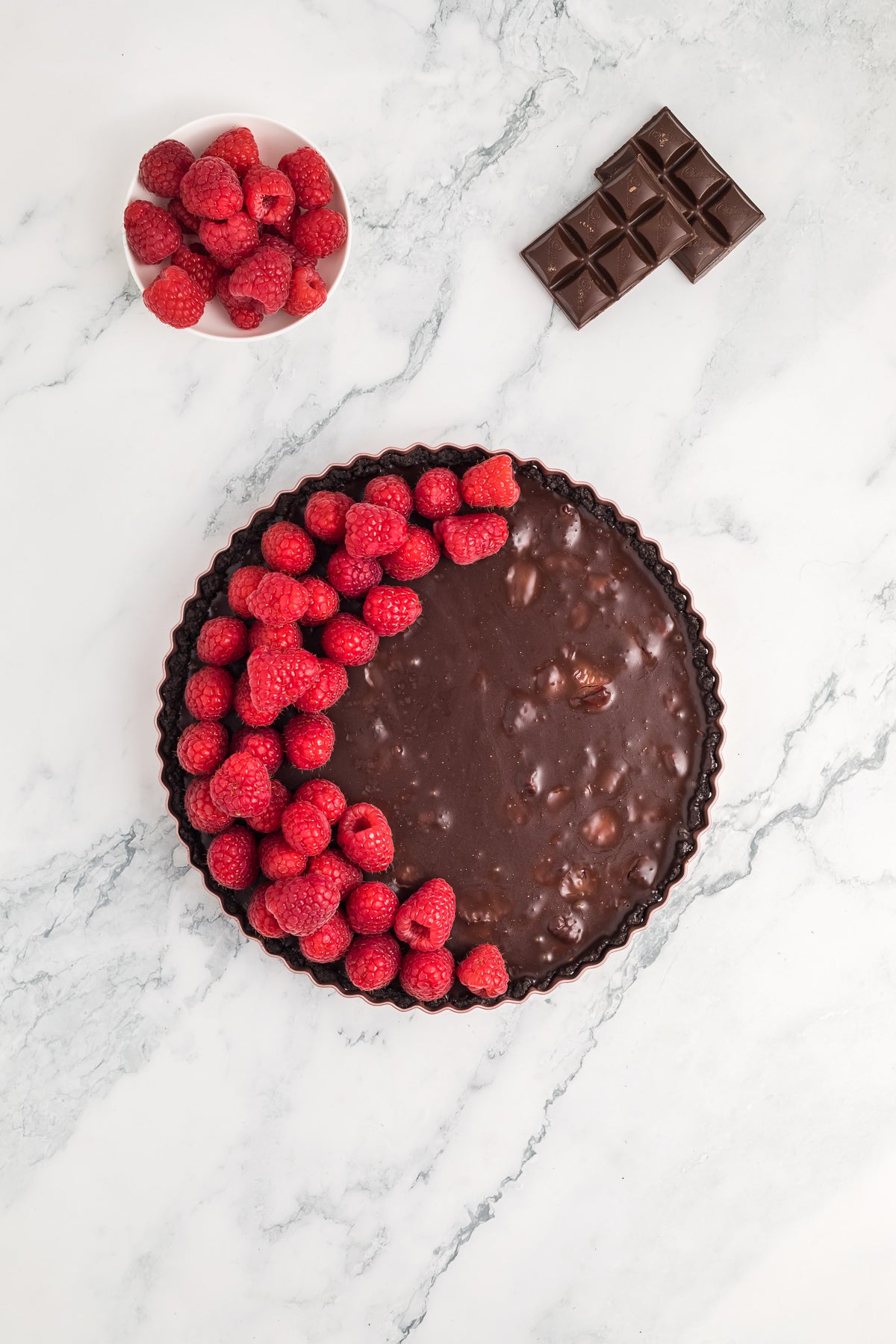 Chocolate Raspberry Tart Exclusive