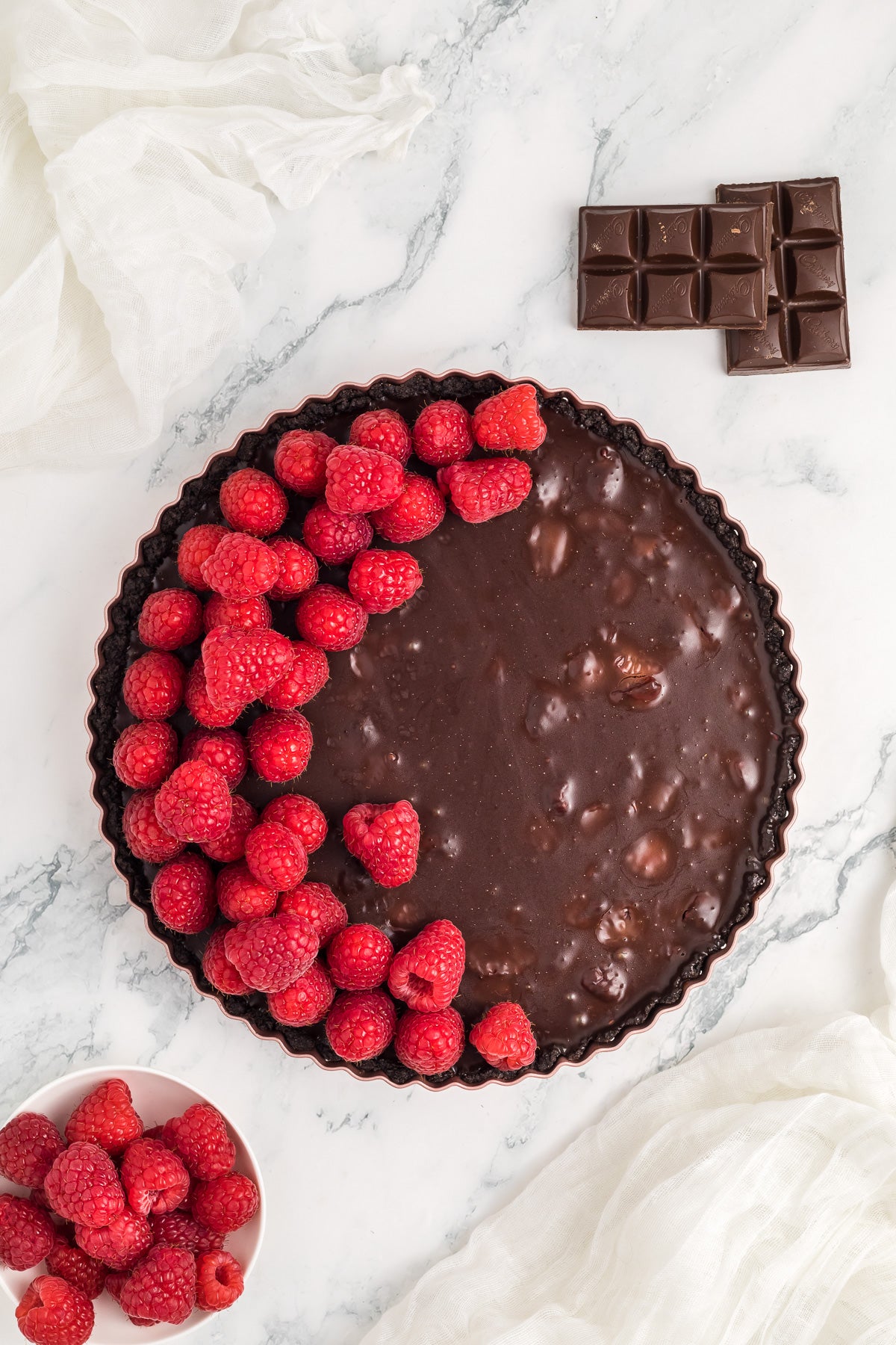 Chocolate Raspberry Tart Exclusive