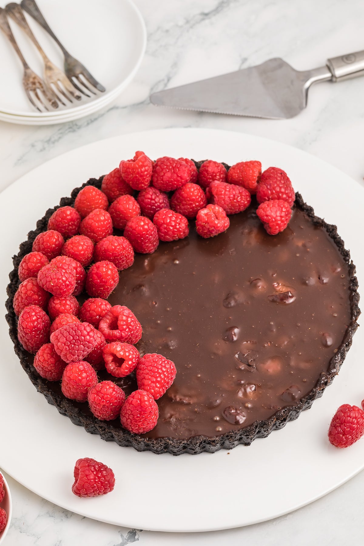 Chocolate Raspberry Tart Exclusive