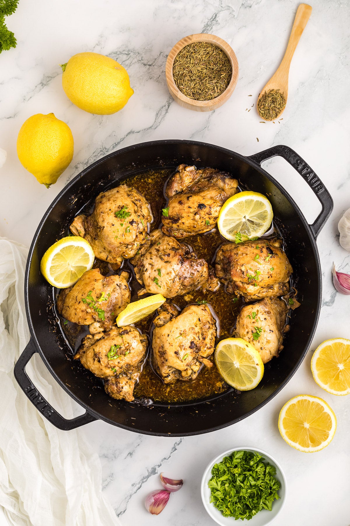 Lemon Garlic Chicken Thighs Exclusive