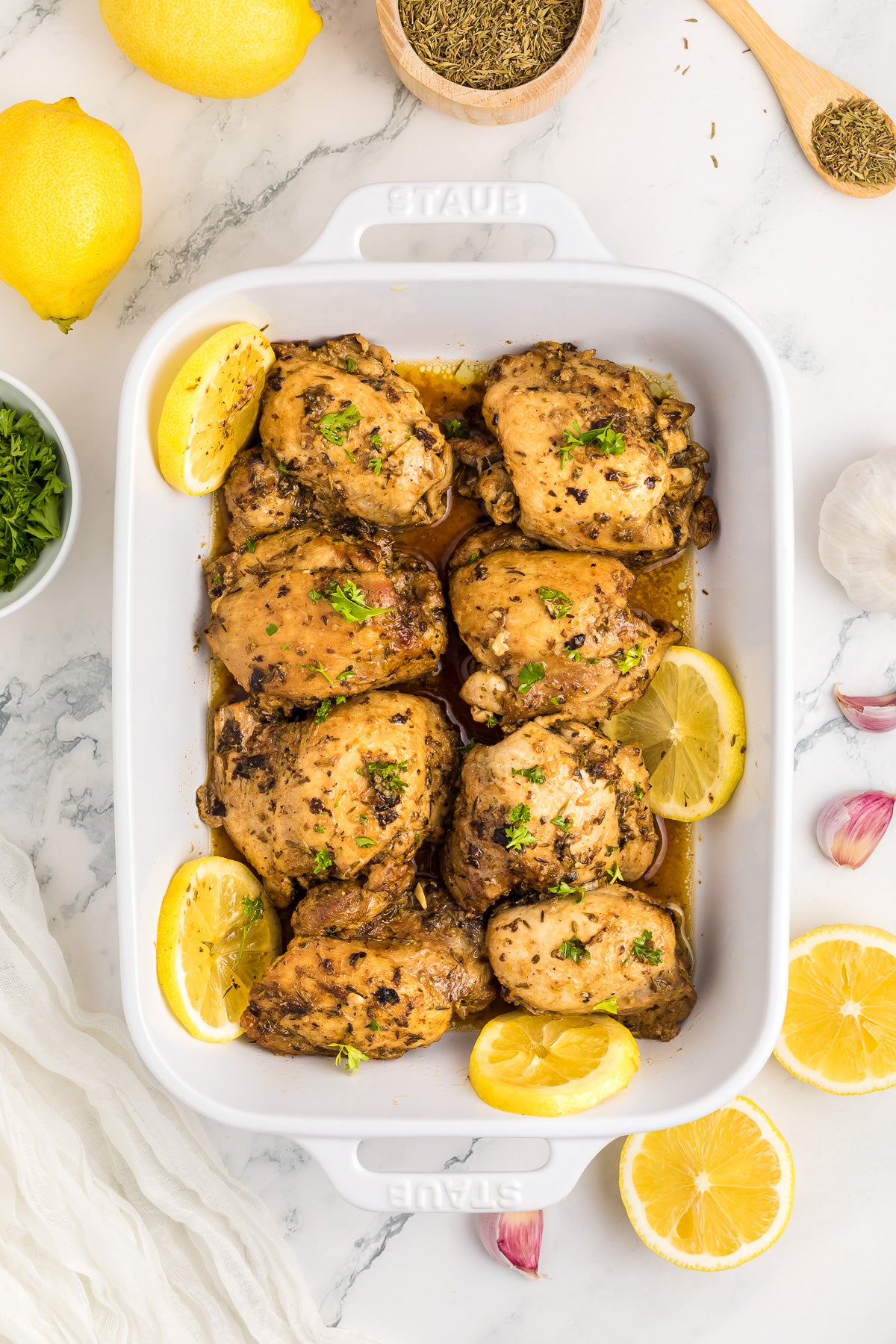 Lemon Garlic Chicken Thighs Exclusive