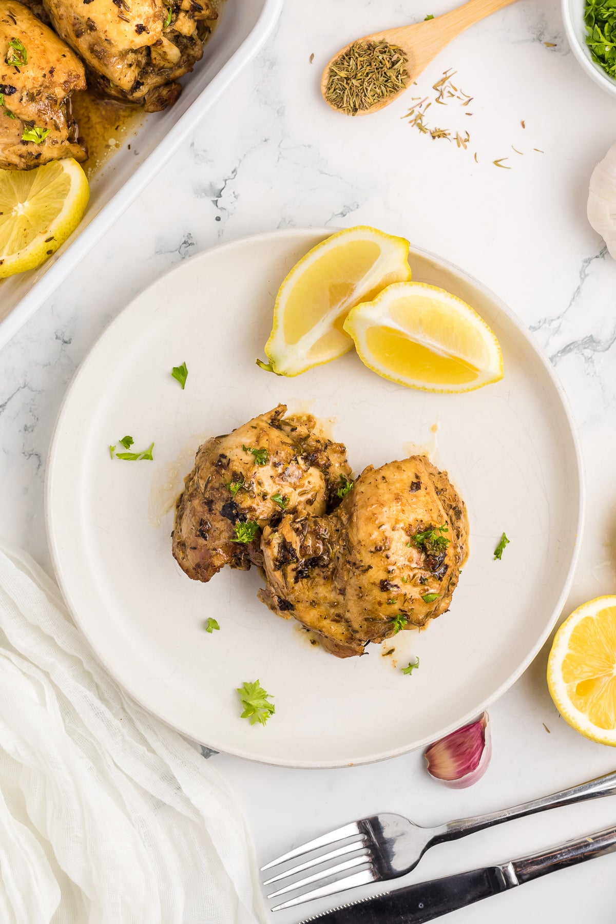 Lemon Garlic Chicken Thighs Exclusive