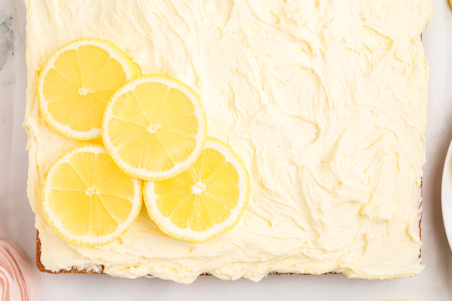 Lemon Sheet Cake Exclusive