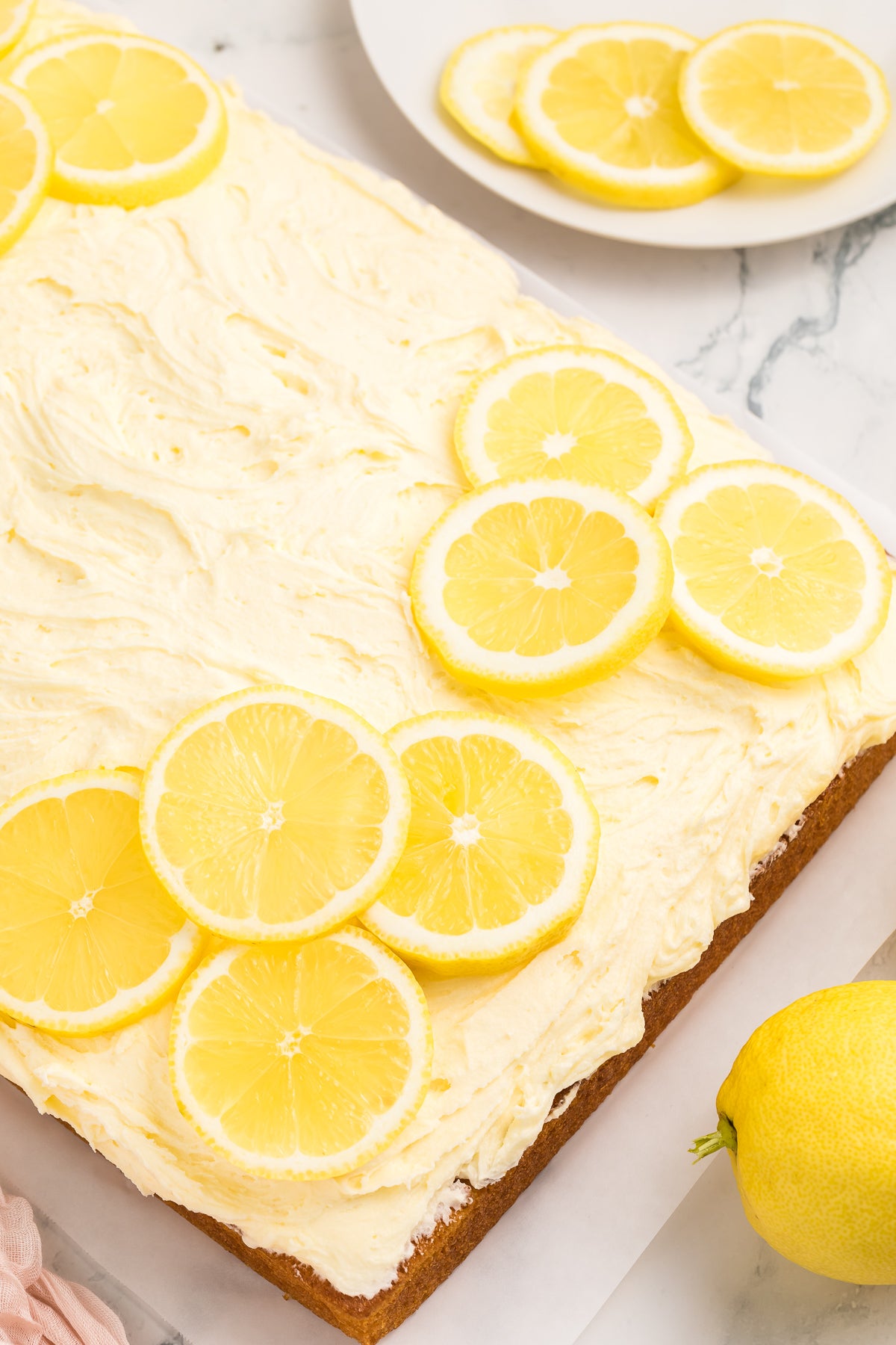 Lemon Sheet Cake Exclusive