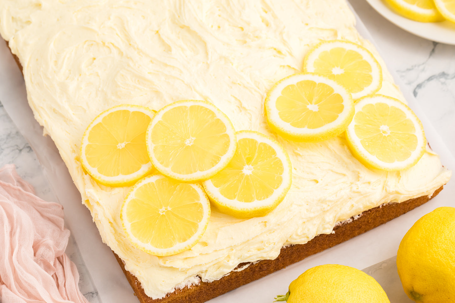 Lemon Sheet Cake Exclusive