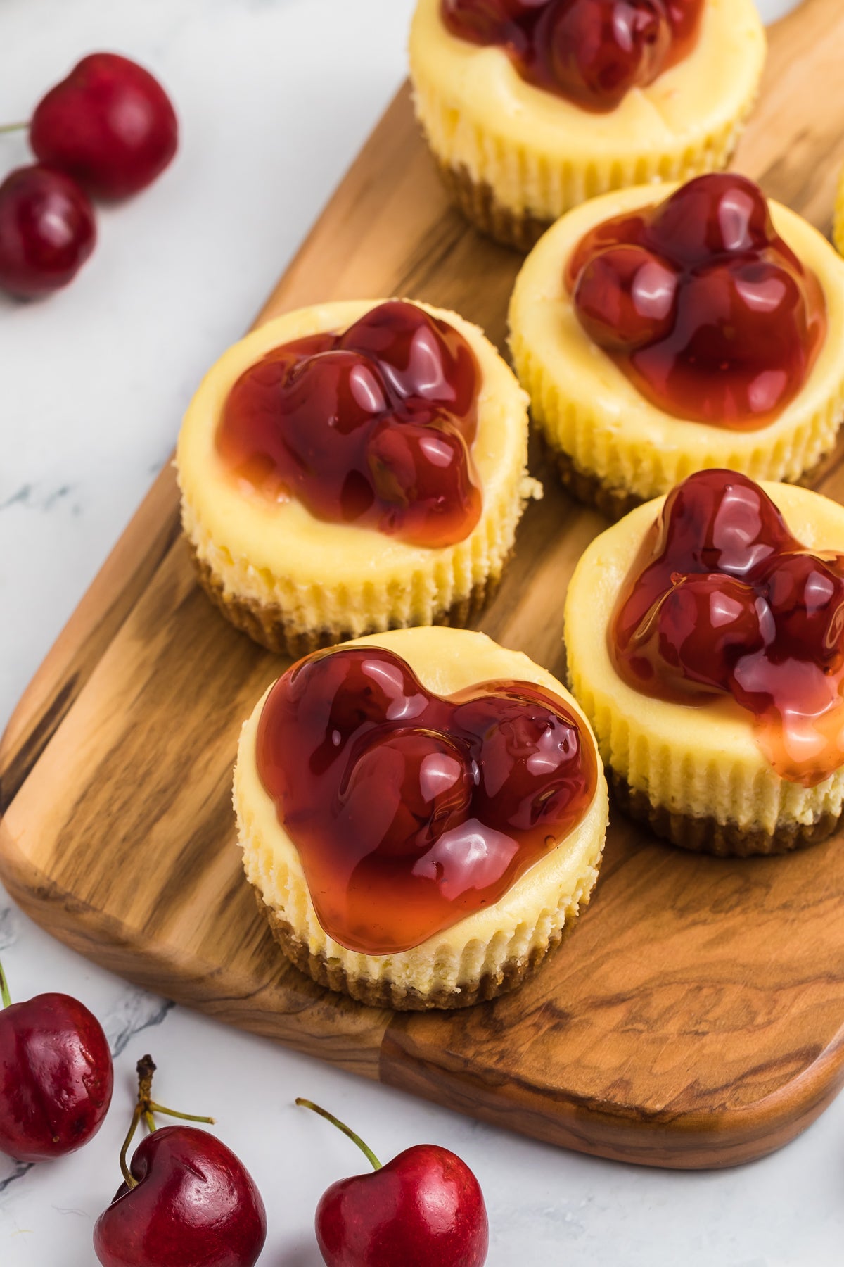 Mini Cherry Baked Cheesecakes Exclusive