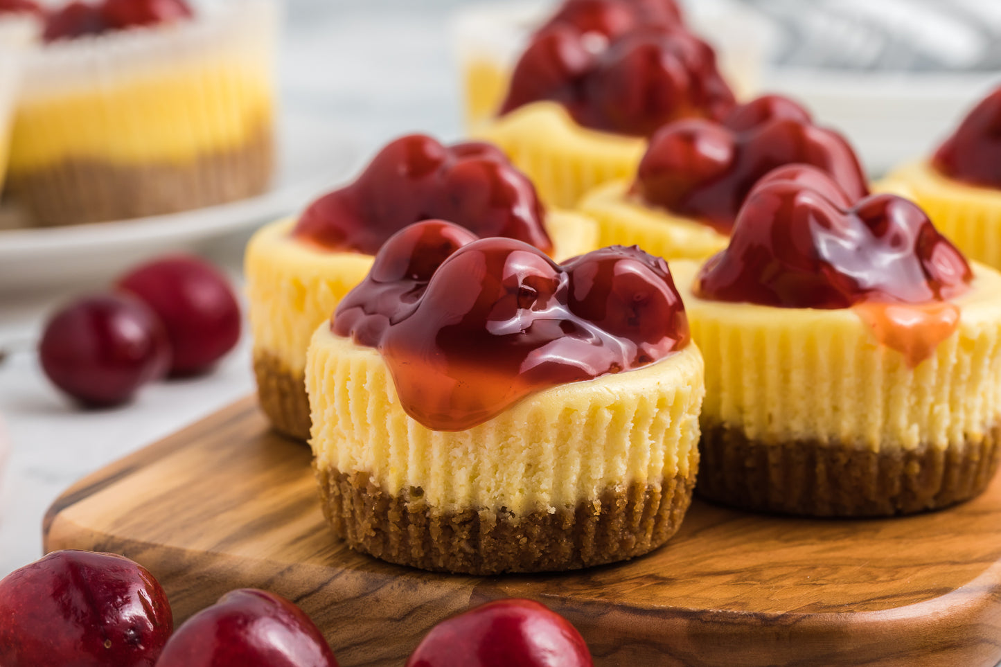 Mini Cherry Baked Cheesecakes Exclusive