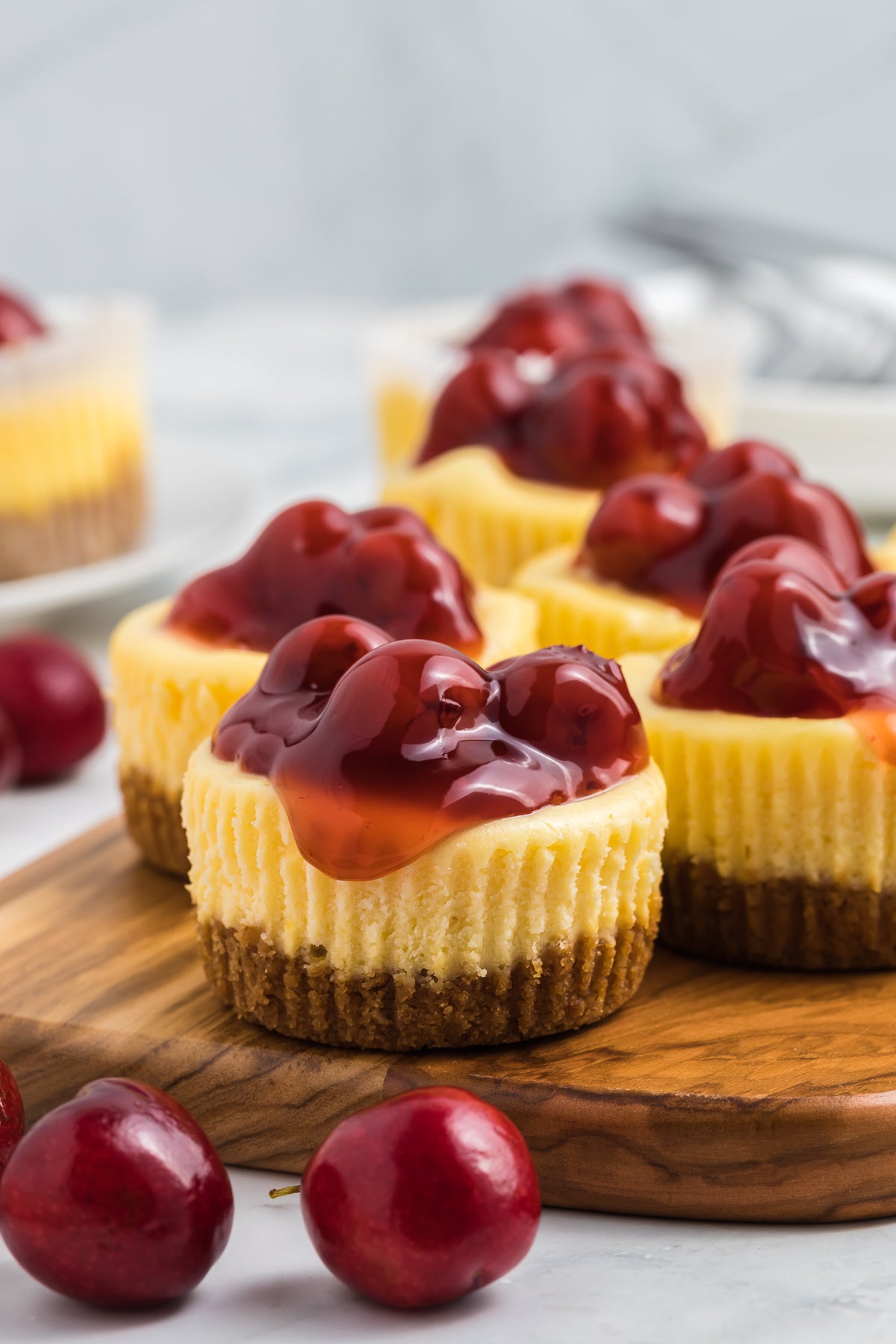 Mini Cherry Baked Cheesecakes Exclusive