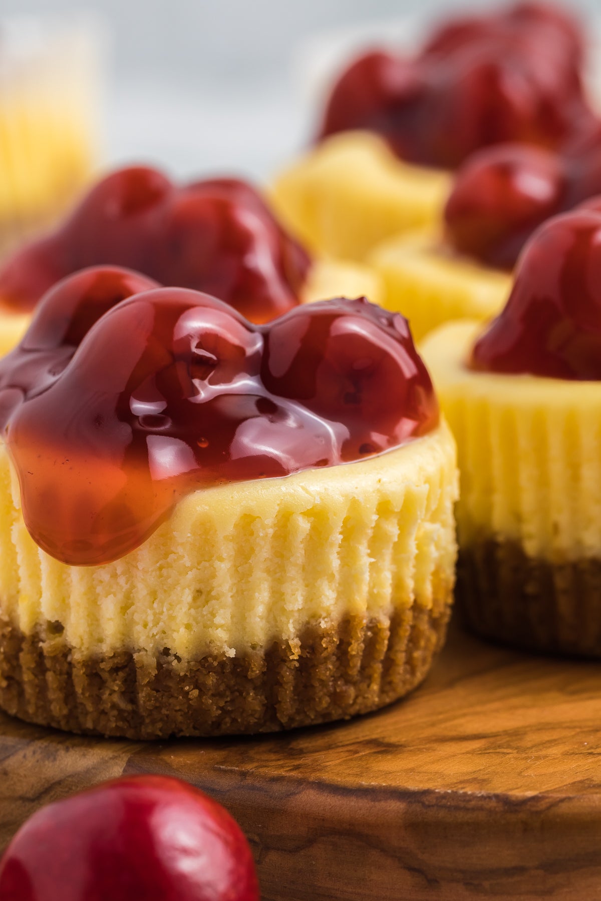 Mini Cherry Baked Cheesecakes Exclusive