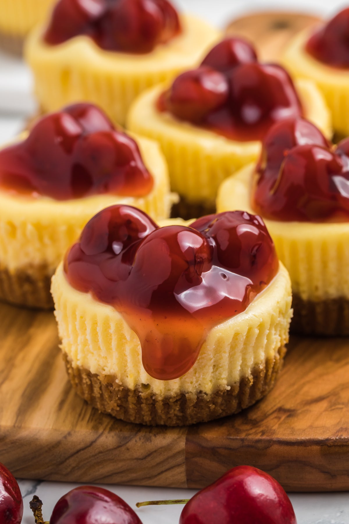 Mini Cherry Baked Cheesecakes Exclusive