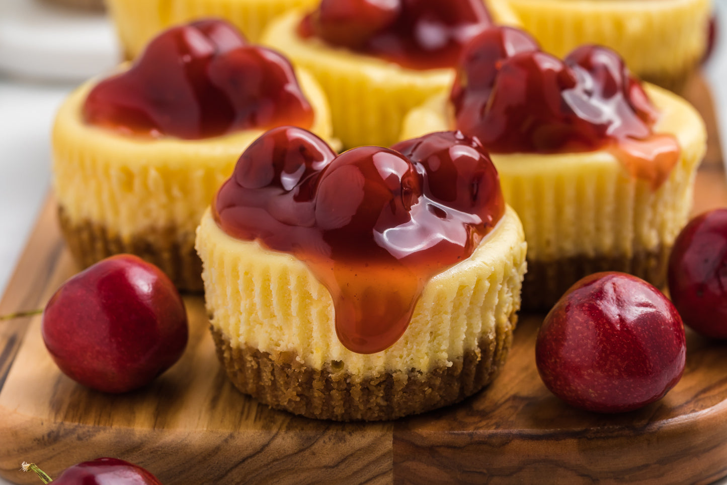 Mini Cherry Baked Cheesecakes Exclusive