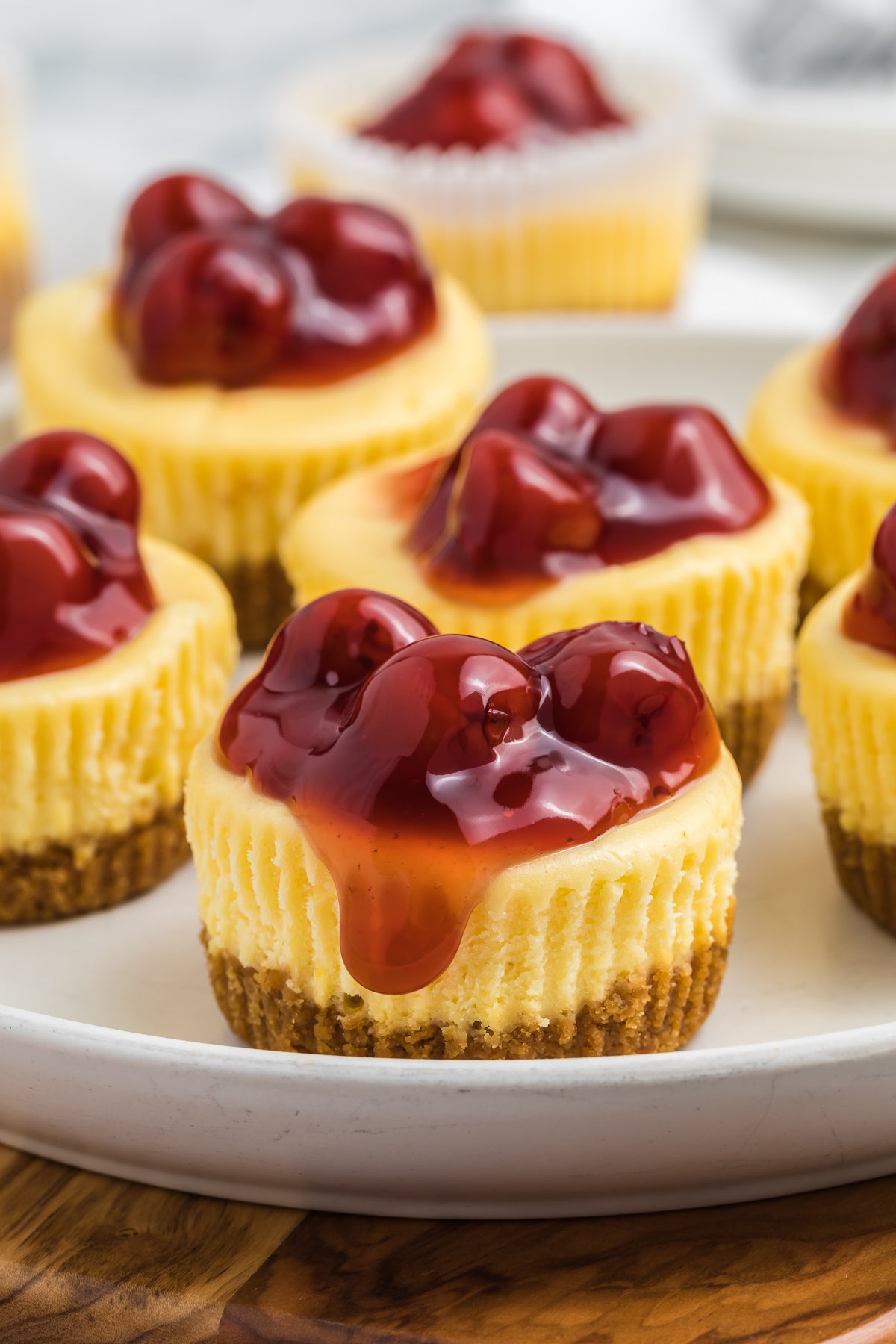 Mini Cherry Baked Cheesecakes Exclusive