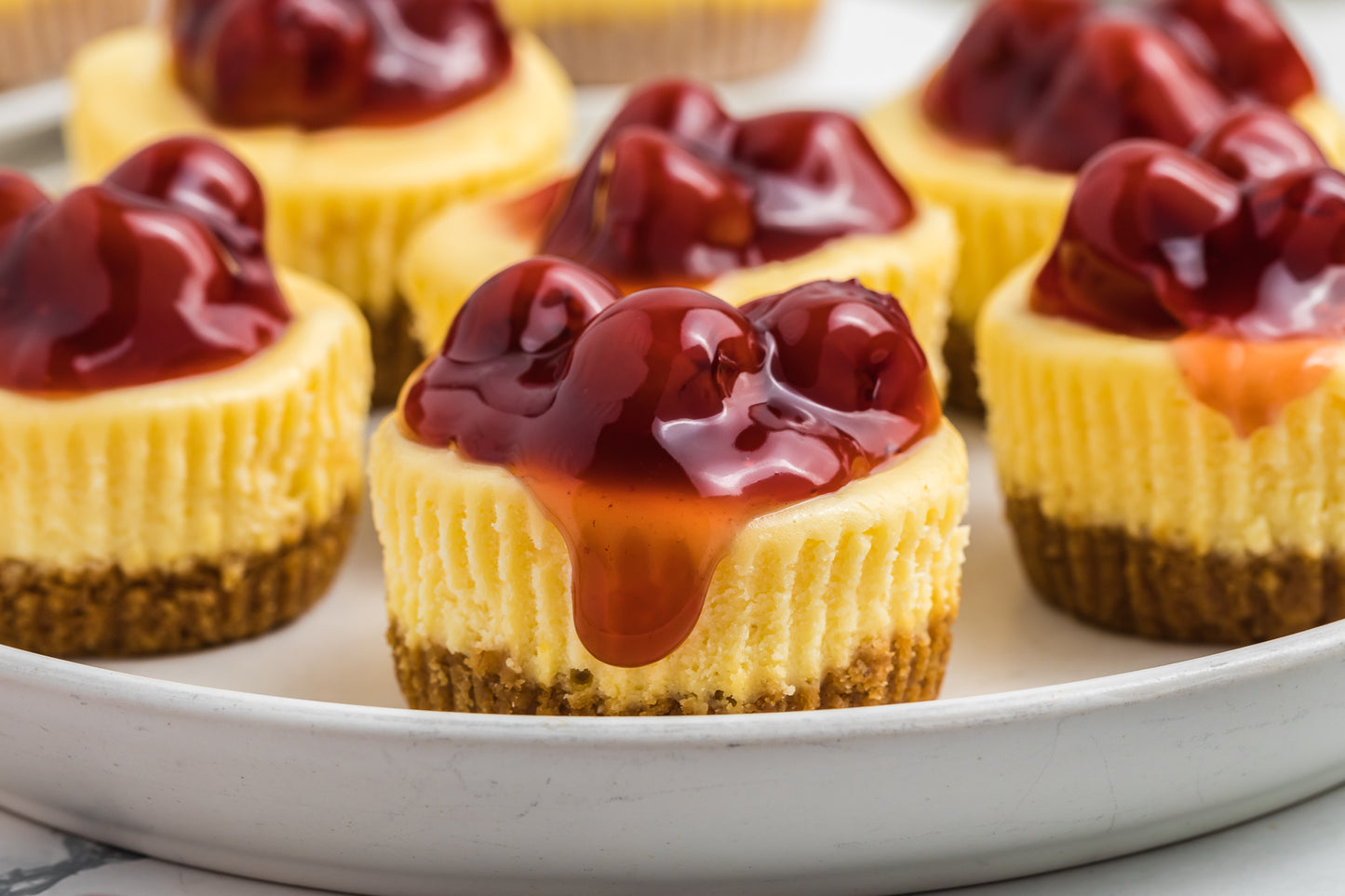 Mini Cherry Baked Cheesecakes Exclusive