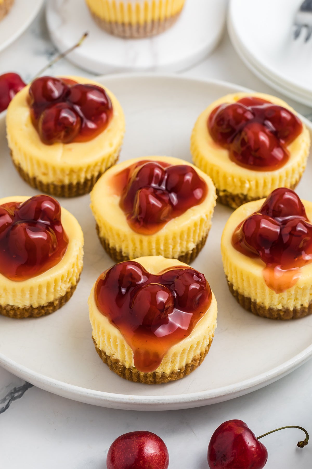 Mini Cherry Baked Cheesecakes Exclusive