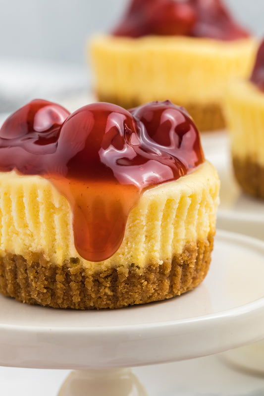 Mini Cherry Baked Cheesecakes Exclusive