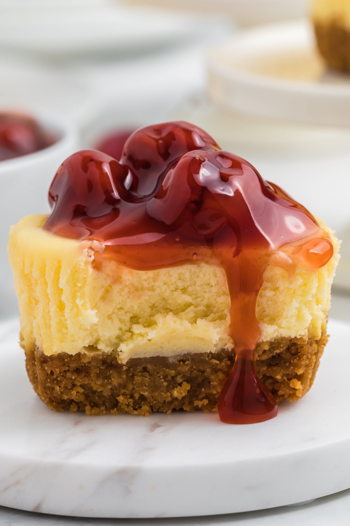 Mini Cherry Baked Cheesecakes Exclusive